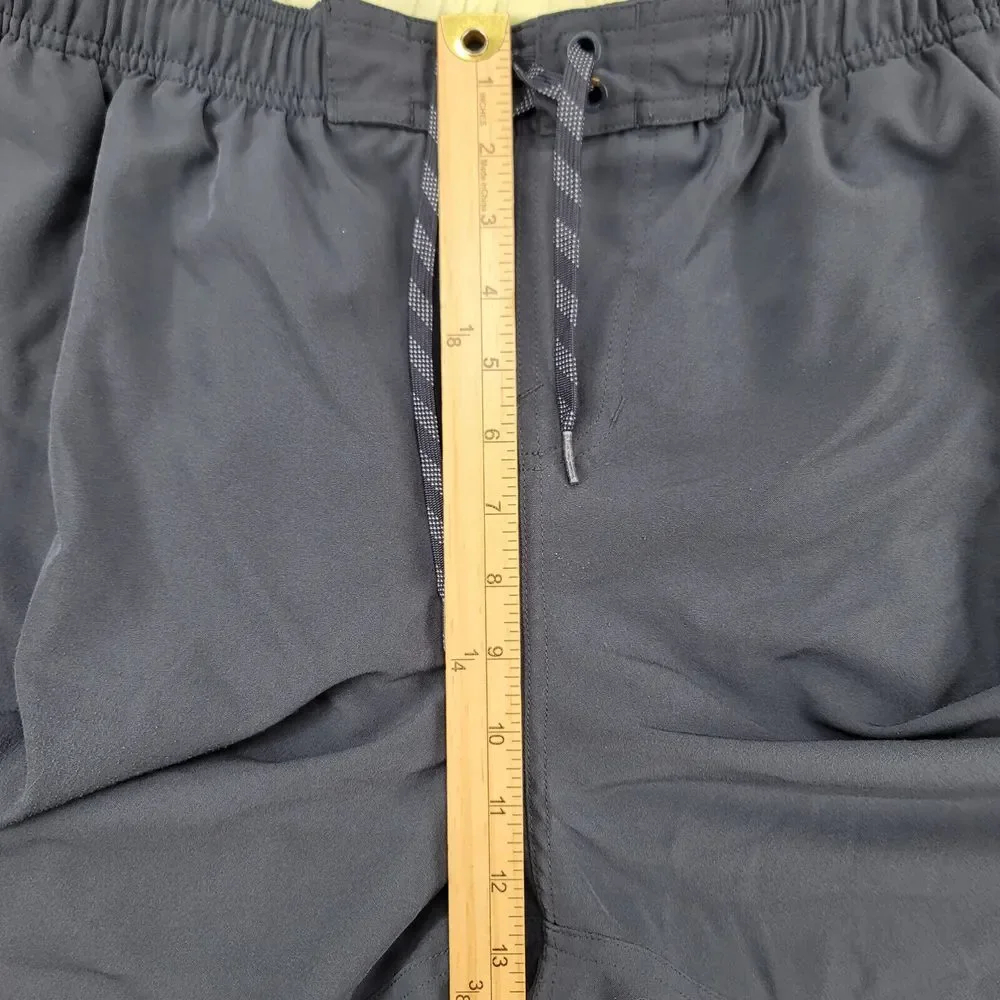 Nike Shorts Mens XXL Blue Swim Ourdoors Drawstring Logo Stretch Swoosh‎ Casual